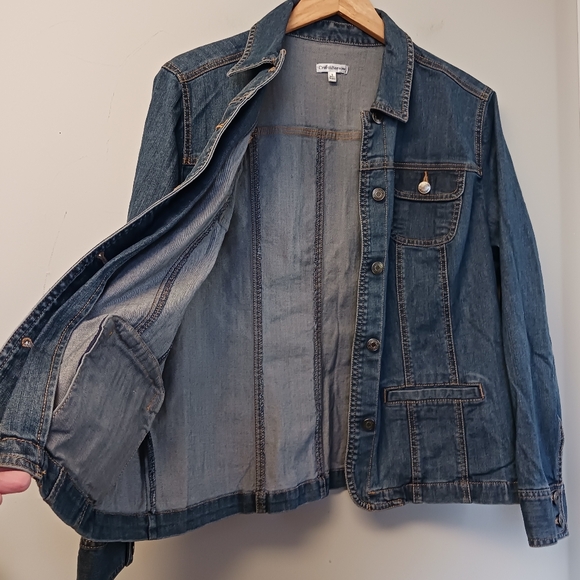 Croft & Barrow Denim Jean Jacket Size L - Picture 10 of 10